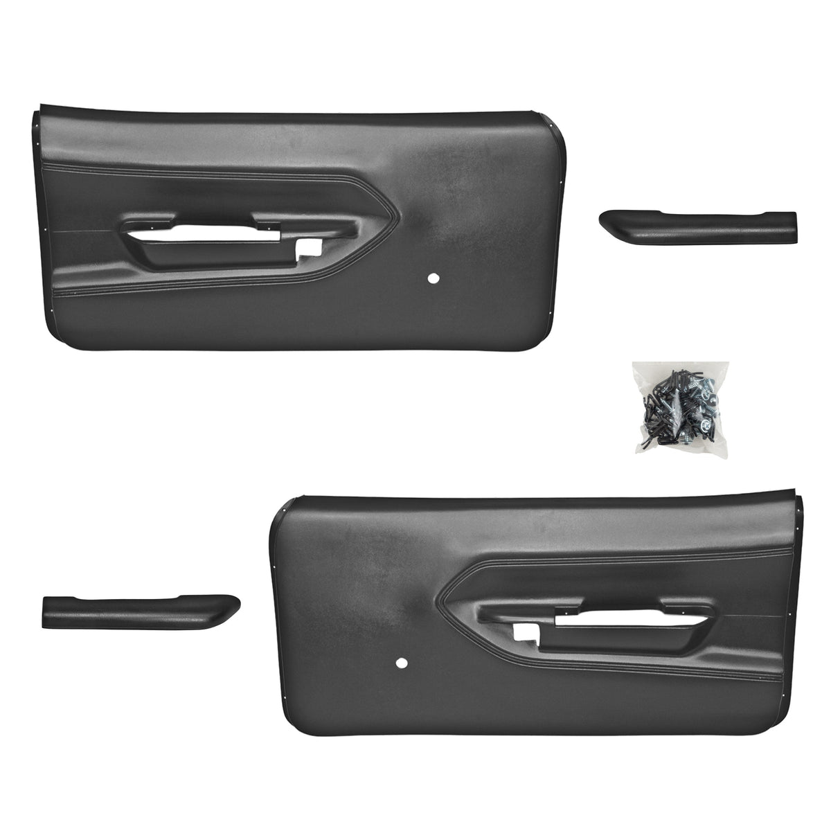 1970-1974 Plymouth Barracuda Front Door Panel & Padded Armrest Kit